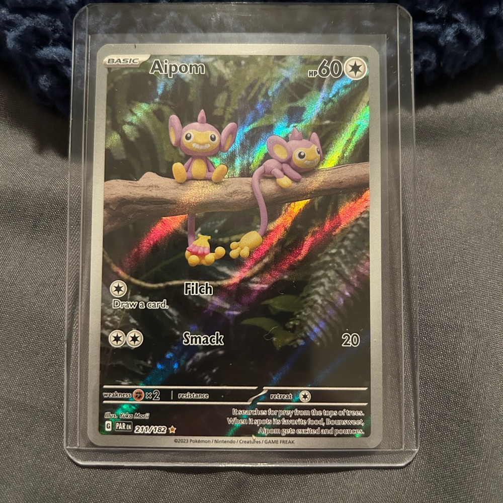 Aipom Trading Card